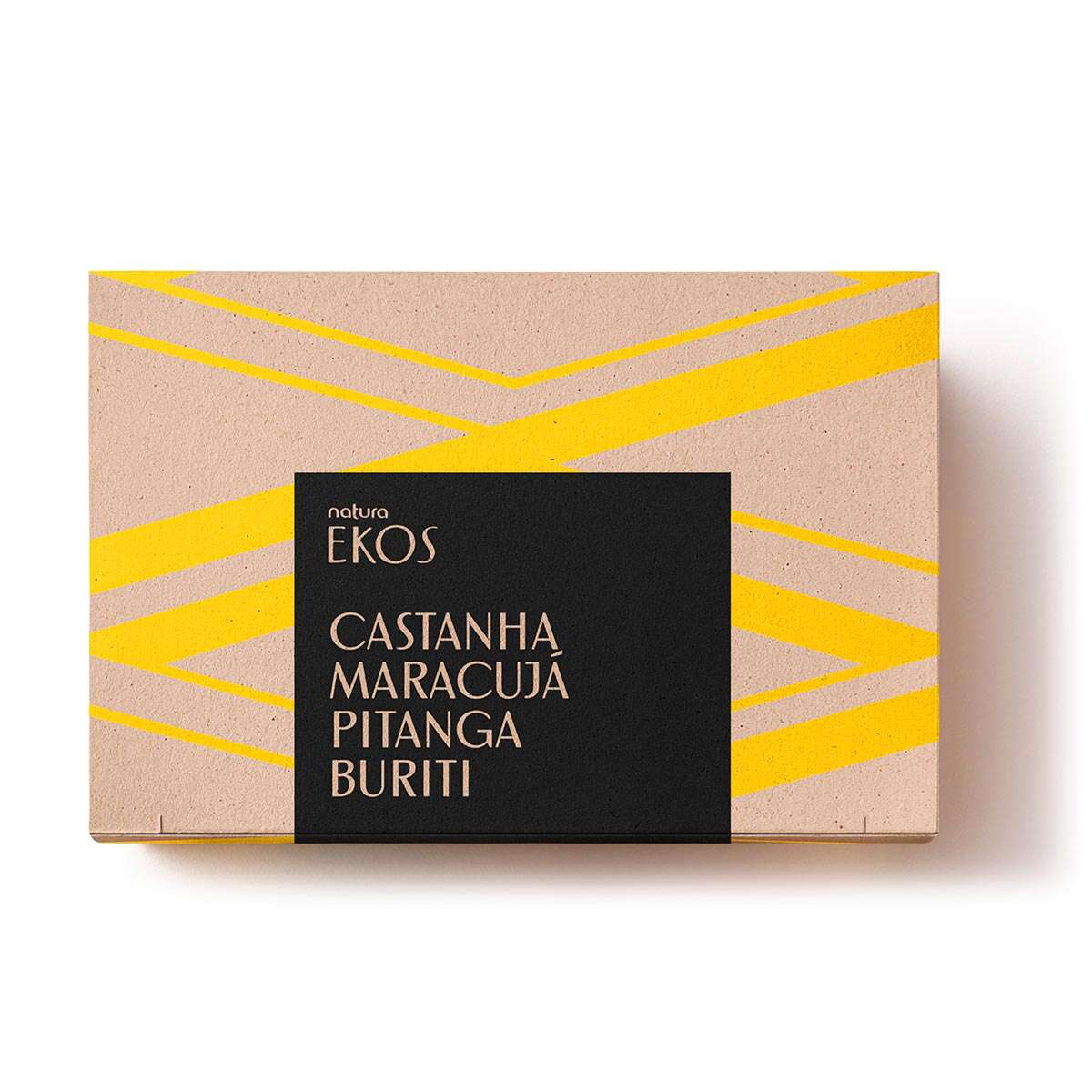 Natura Sabonete Ekos em Barra Castanha, Maracujá, Pitanga, Buriti 4x100 g